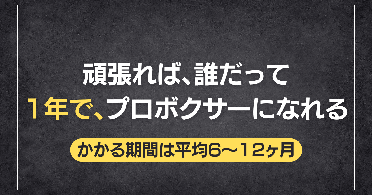 かかる期間