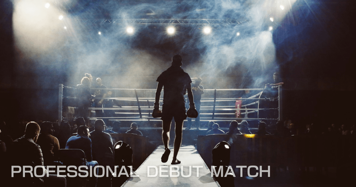 professional debut match